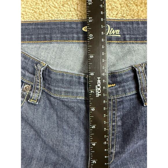 Old Navy The Diva Women’s Size 8 Medium Wash Blue Jeans Stretch A005 - Picture 10 of 11